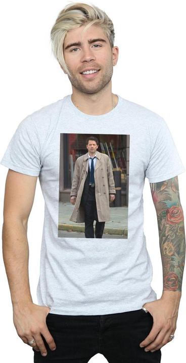 Actual product image Supernatural Mens Castiel Photograph T-Shirt (4XL)