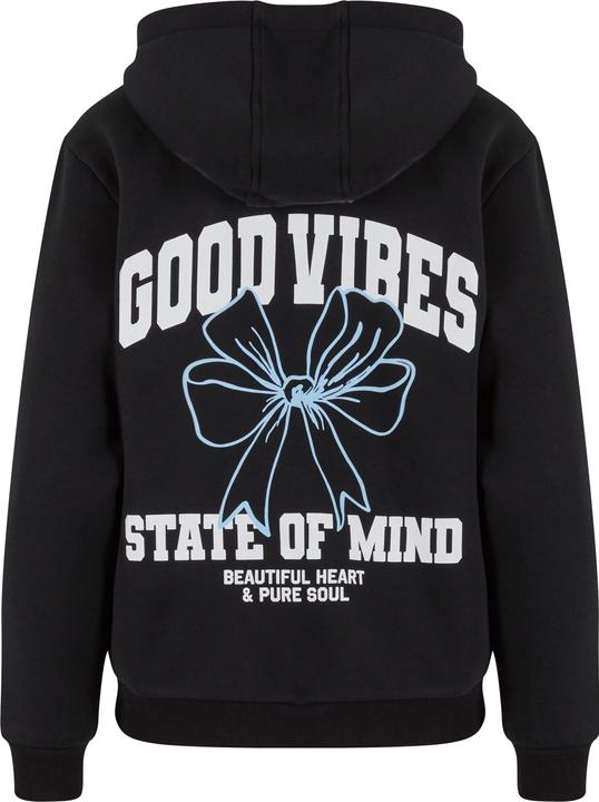 Produktbild Miss Tee Good Vibes Bow Ladies Fluffy Hoody - 179957 (S)