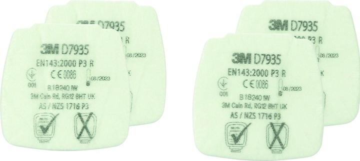 3M Partikel-Einlegefilter Secure Click (Atemschutzmaske Ersatzfilter)