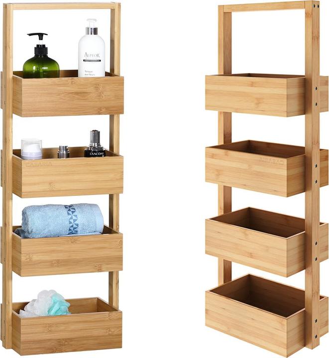 Actual product image Casaria Bathroom shelf (88 x 28 x 16 cm)