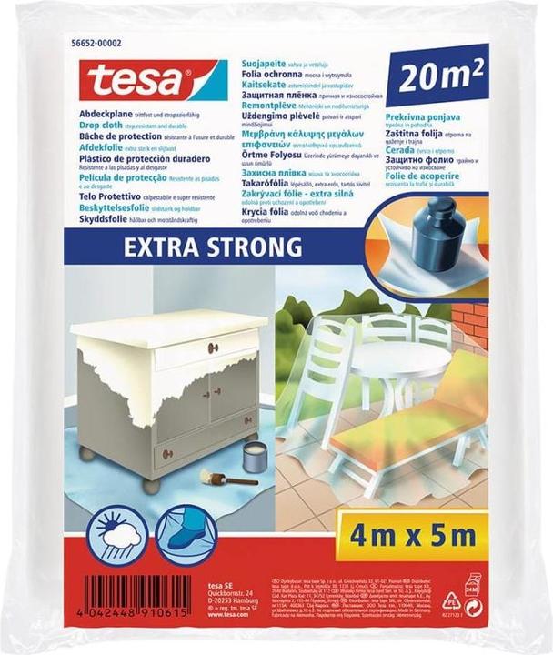 Produktbild tesa EASY COVER Extra Strong Abdeckfolie (4 m, 5000 mm)