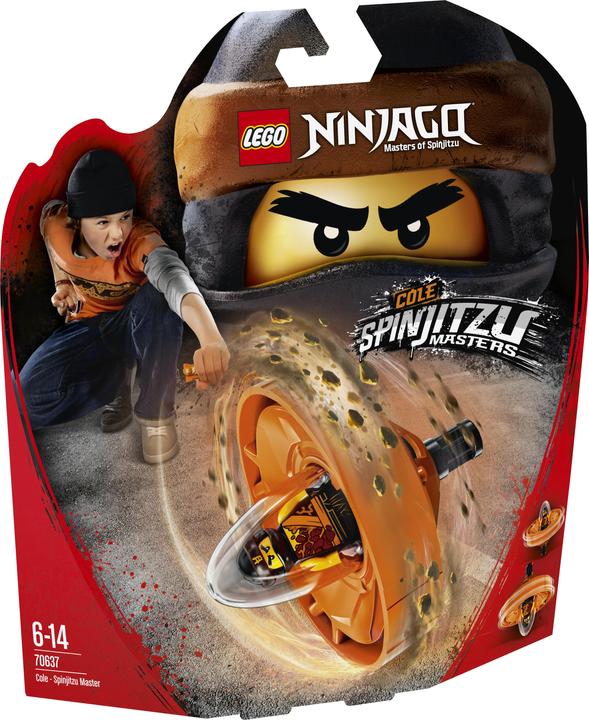 Actual product image LEGO Ninjago Spinjitzu Master Cole (70637, LEGO Ninjago)