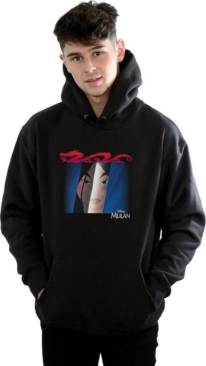 Immagine prodotto Disney Mulan Face Peep Felpa con Cappuccio Uomo (L)
