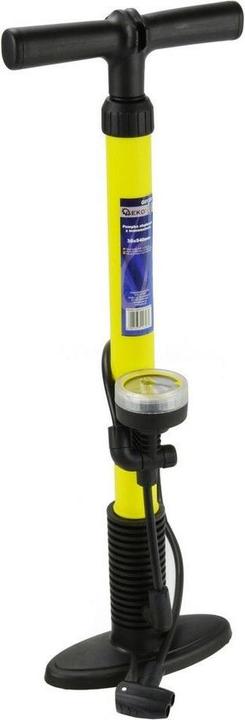 GEKO Handpumpe mit Manometer, 35x500mm, Kunststoffkörper