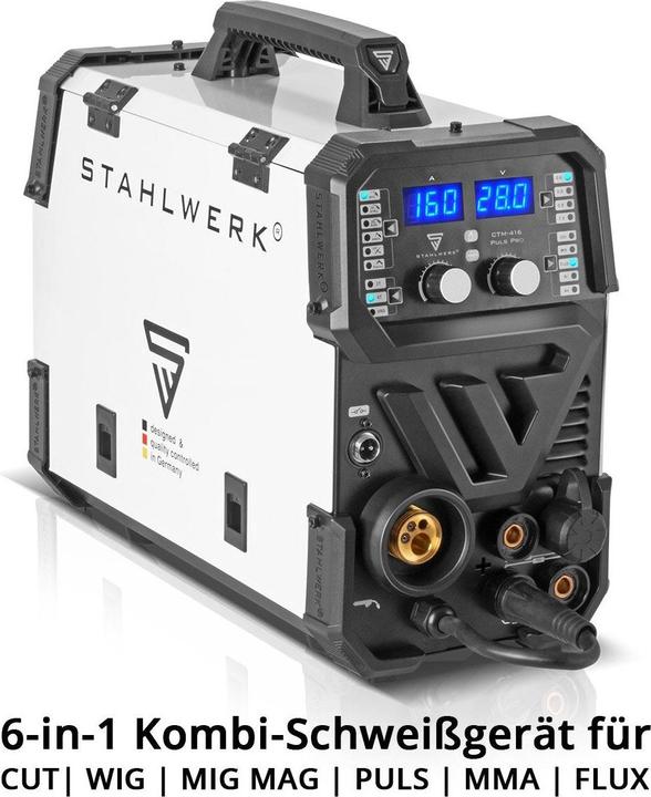 Actual product image Stahlwerk Combination welding machine CTM-416 PULS 6-in-1 160 A