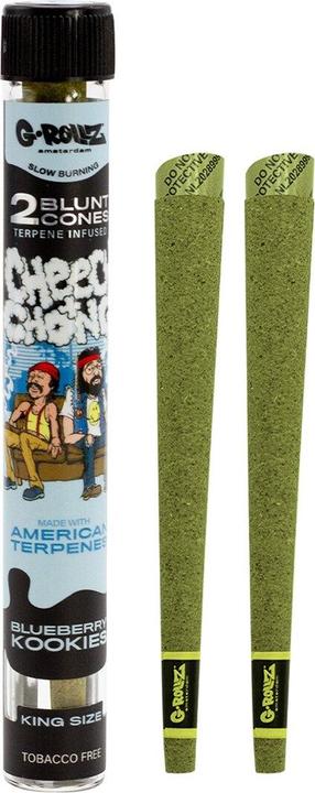 G-Rollz Prerolled Cones Terpenten Infusion, Blueberry Kookies, 2 pc