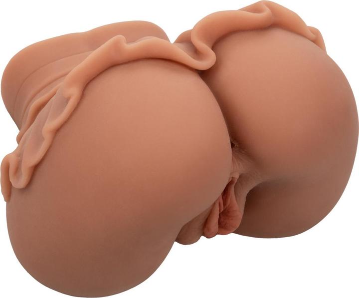 Actual product image CalExotics The Homecoming Queen Double Realistic Masturbator Caramel