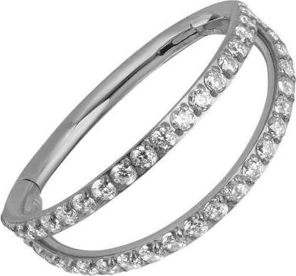 Produktbild Bijouteria Ohrpiercing (Titan, Kristall)