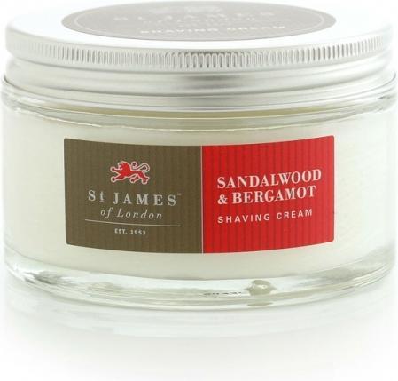 St. James of London Rasiercreme Sandalwood & Bergamot (150 ml, Rasiercreme)