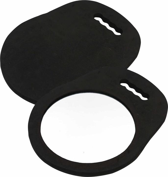 Bate Schwarzer Leichter Handspiegel mit Schaumstoff 34cm x 28cm