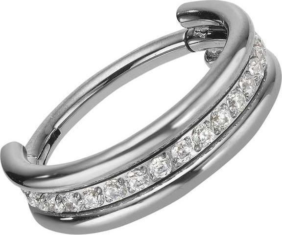 Produktbild Bijouteria Ohrpiercing (Titan, Kristall)