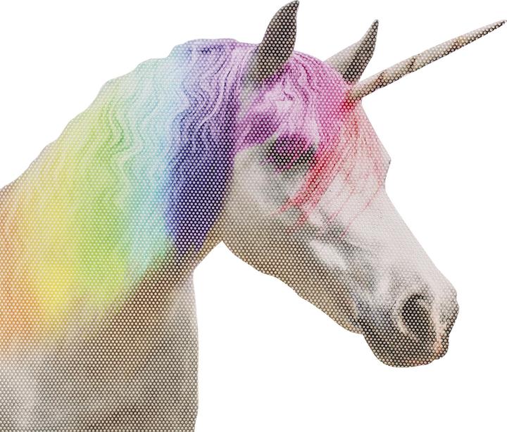 Produktbild Ride With Unicorn - Fenstersticker "Einhorn"