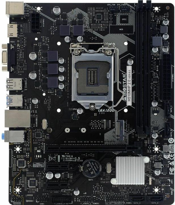 Actual product image Biostar H510MHP 2.0 (LGA 1200, Intel H510, mATX)