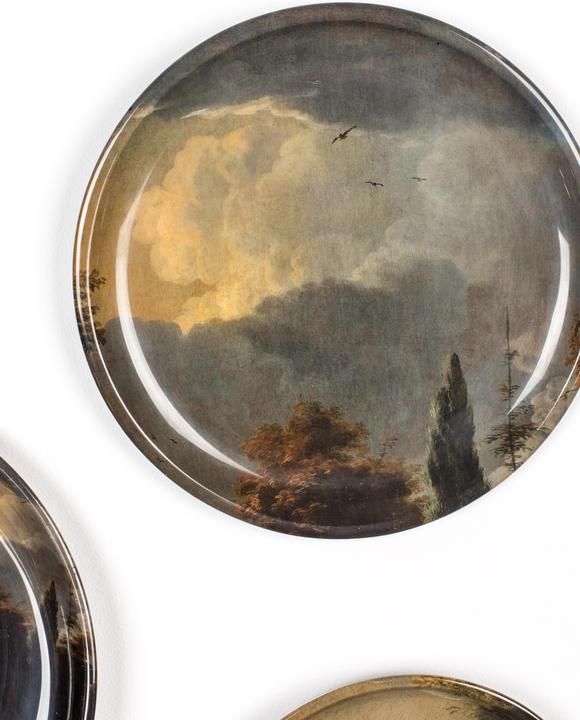 Actual product image Bold Monkey No Food Here wall lamp (set of 4) birds (E27)