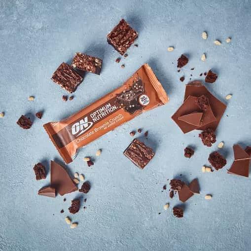 Immagine prodotto Optimum Nutrition Barretta Crunch (10 x 65G) (Brownie croccante al cioccolato, 10 pz., 650 g)