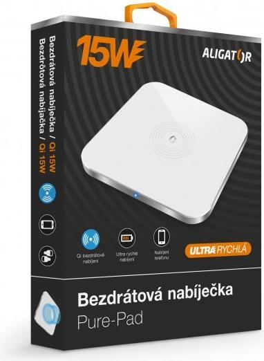 Image du produit Aligator CHQ005 Appareil mobile Récepteur de charge sans fil Téléphone mobile/Smartphone USB Type-C (15 W)