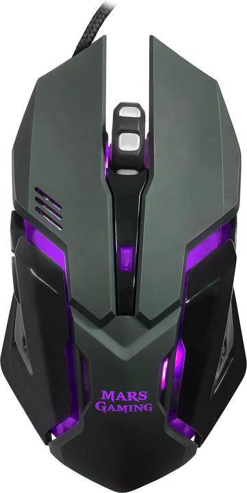 Produktbild Mars Gaming for games MRM0 4000 DPI Black (Kabelgebunden)