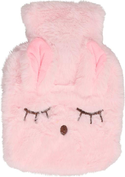 Produktbild PhoneLook Kleine mini Wärmeflasche mit niedlicher Hasen Hülle mit weichem Fell (1 l)
