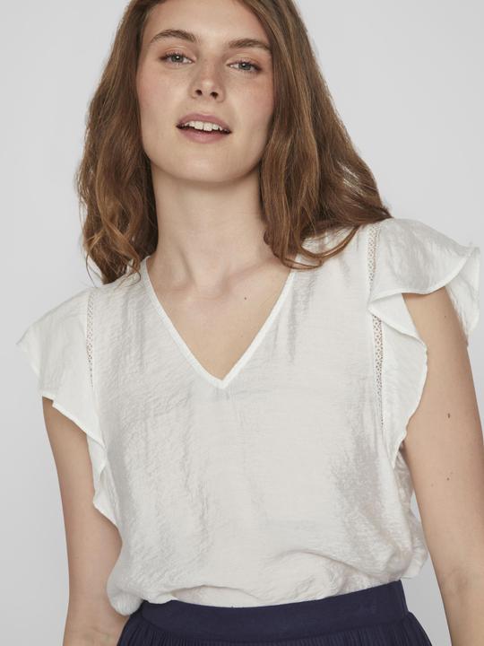Actual product image Vila Ruched top with short sleeves (40)
