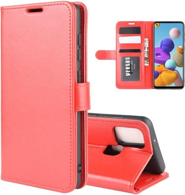 Actual product image MU Classic Crazy Horse Leather Bookcover Series (Samsung Galaxy A21s)