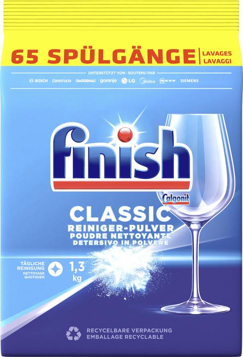 Image du produit Finish Détergent pour le lavage de la vaisselle en machine (Poudre, 65 x)