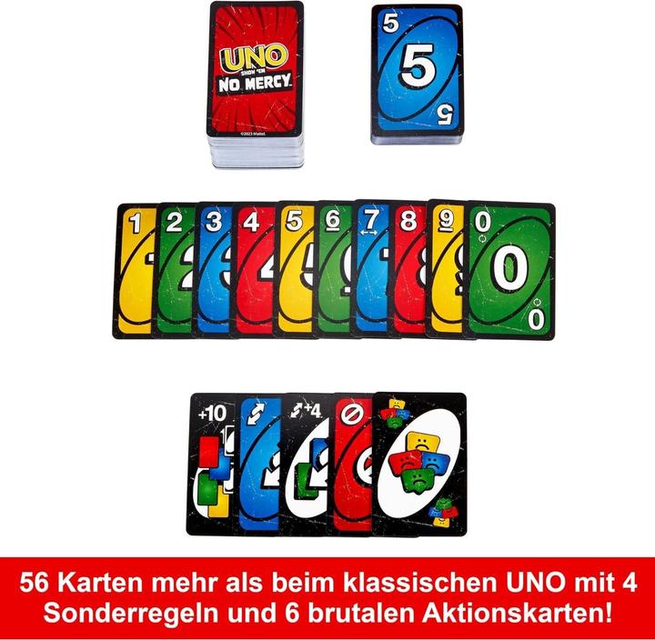 Produktbild Mattel Games Uno No Mercy (Englisch)