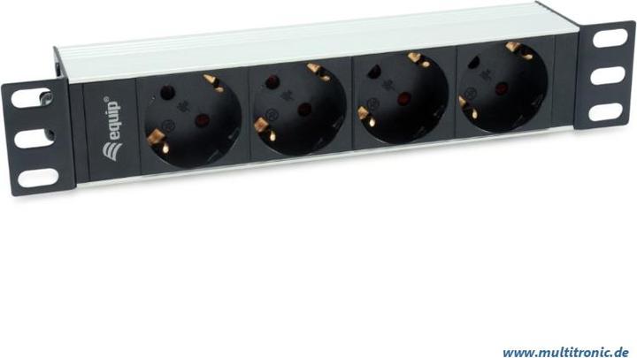 Actual product image equip Power strip 1HE4fach Schuko.CEE.Kabl.si (4 x, CEE 7/7, 1.50 m)