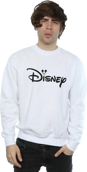 Actual product image Disney Mens Mickey Mouse Logo Head Sweatshirt (L)
