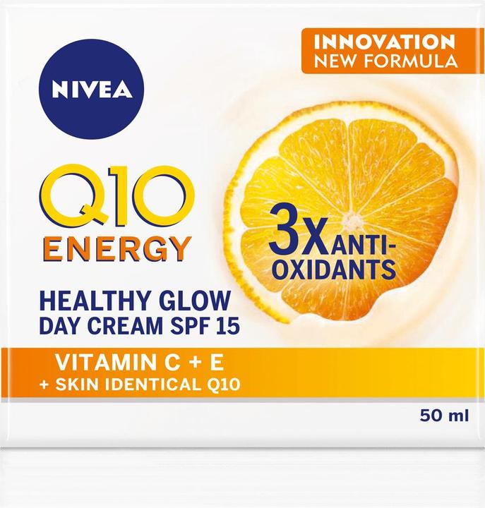 Produktbild NIVEA Q10+ anti-arrugas día energizante SPF15 50 ml (50 ml)