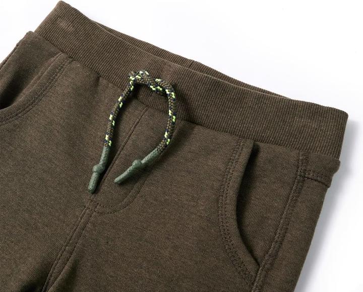 Immagine prodotto VidaXL Pantaloni della tuta da ginnastica per bambini cachi melange 92,Materiale: 80 (92)