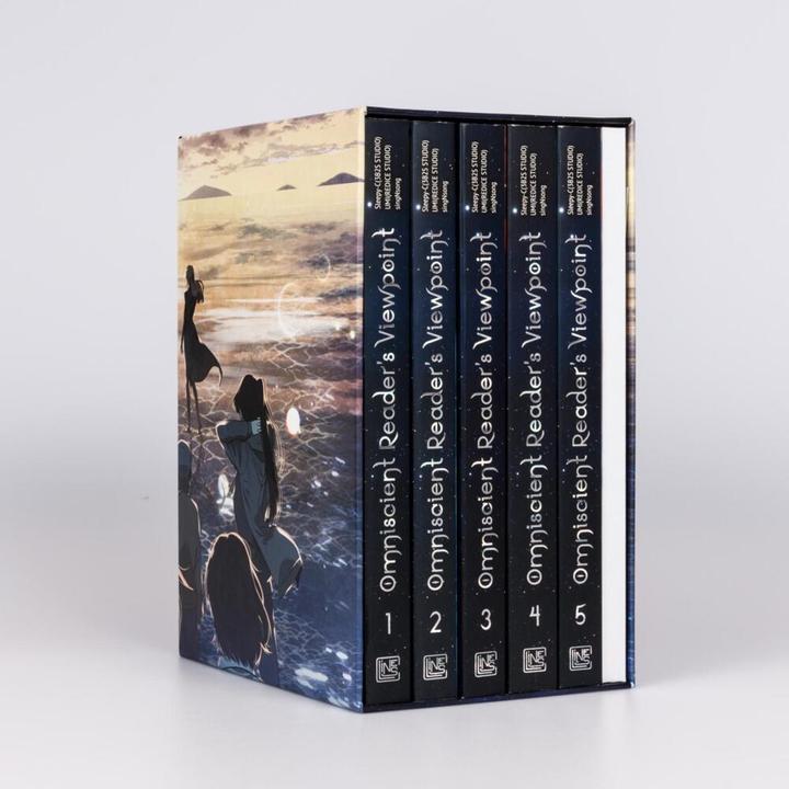 Actual product image Omniscient Reader's Viewpoint - Bände 1-5 im limitierten Sammelschuber mit Extras (German, UMI, singNsong, 2024)