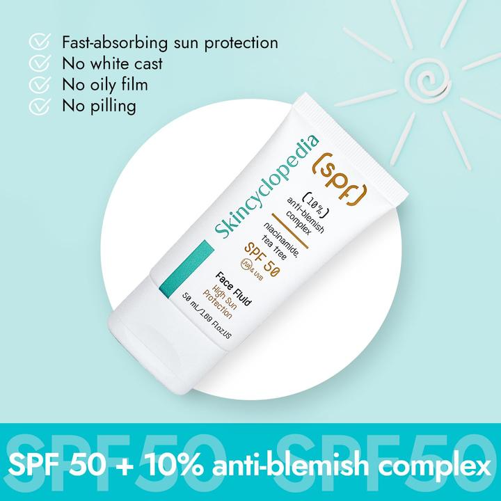 Produktbild Skincyclopedia SPF 50 Anti-Blemish Fluid (50ml) (Sonnencreme Gesicht, SPF 50, 50 ml)