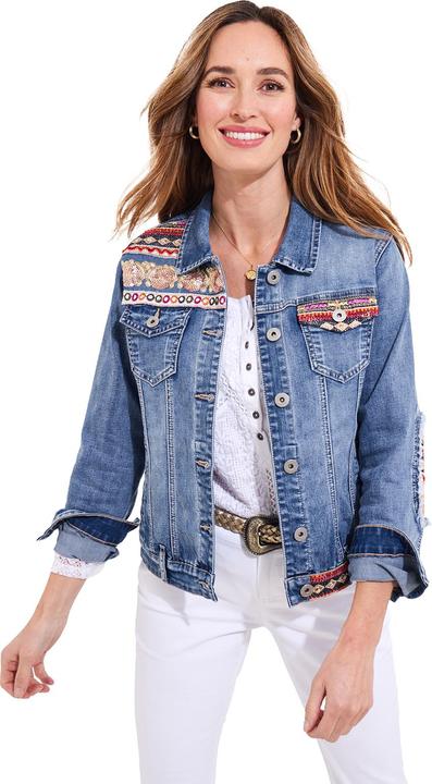 Immagine prodotto Joe Browns LIMITED EDITION Sequin Stretch Denim Jacket (38)