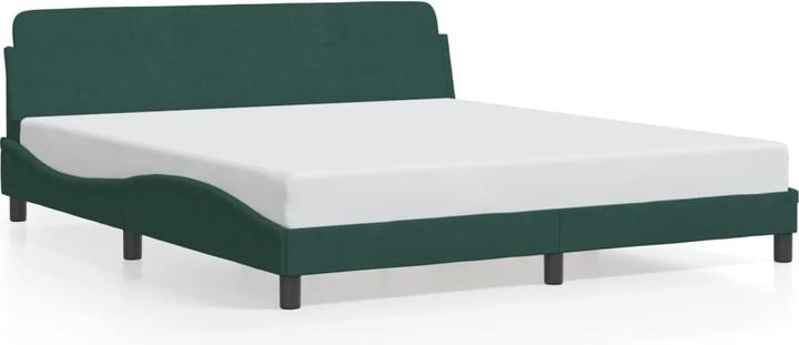 Actual product image VidaXL Bed frame with velvet headboard (180 x 200 cm)
