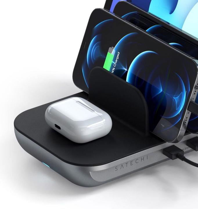 Actual product image Satechi 5 Port MultiDevice Charging Station (20 W)