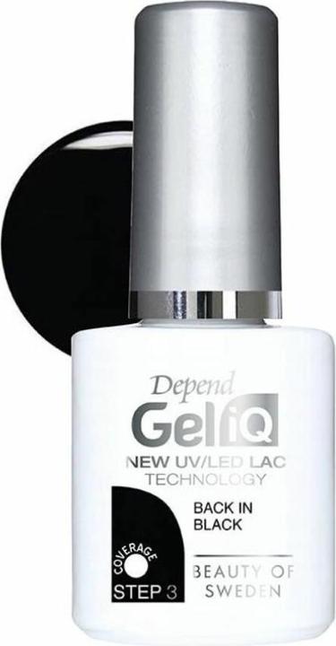 Produktbild Beter Besser Depend Gel Iq Esmalte Zurück In Schwarz41001 (Schwarz, Gel-Effekt Nagellack)