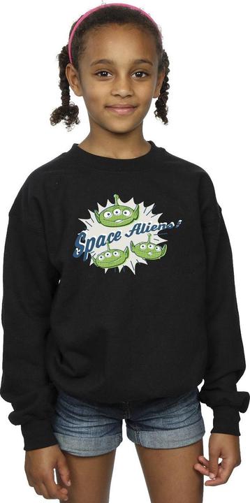 Actual product image Disney Girls Toy Story Aliens Sweatshirt (140, 146)