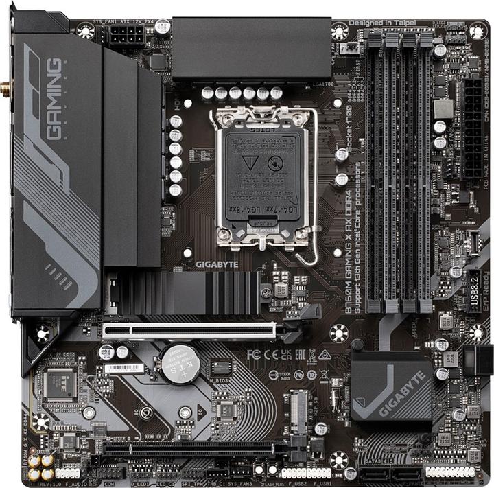 Actual product image Gigabyte B760M GAMING X AX DDR4 (LGA 1700, Intel B760 Express, mATX)