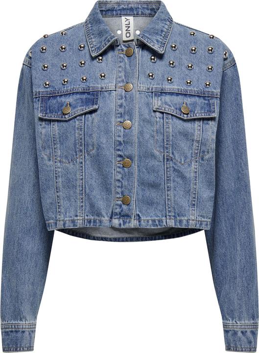 Only Fly-Away Kragen Jacke Jeansjacke