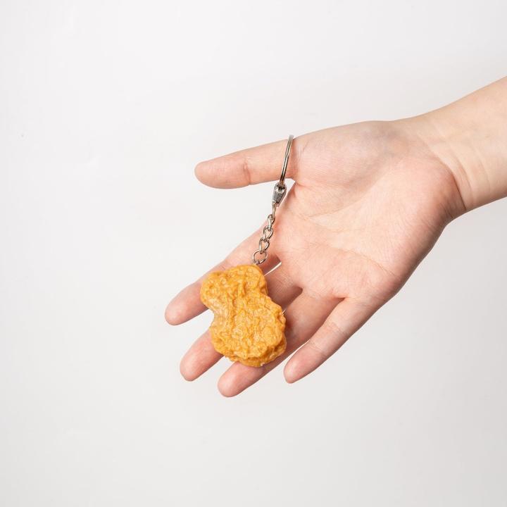 Actual product image Yumazing Chicken nugget keyring