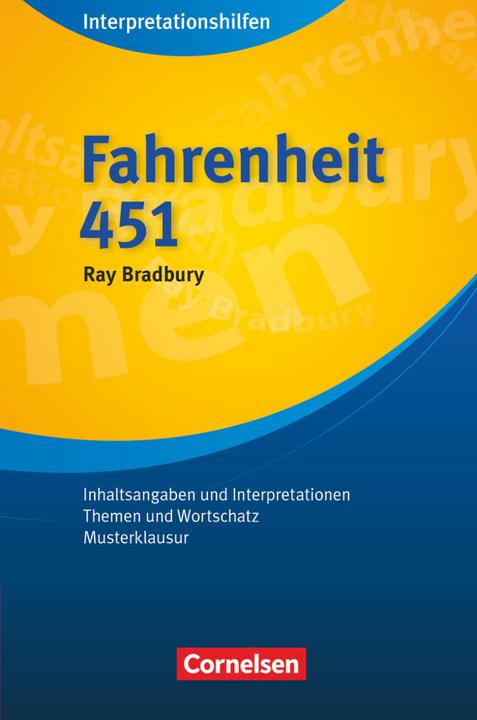 Image du produit Ray Bradbury: Fahrenheit 451 (Allemand, 2006)