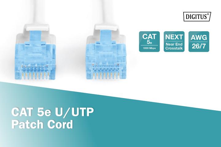 Immagine prodotto Digitus Cavo di rete (U/UTP, CAT5e, 1 m)
