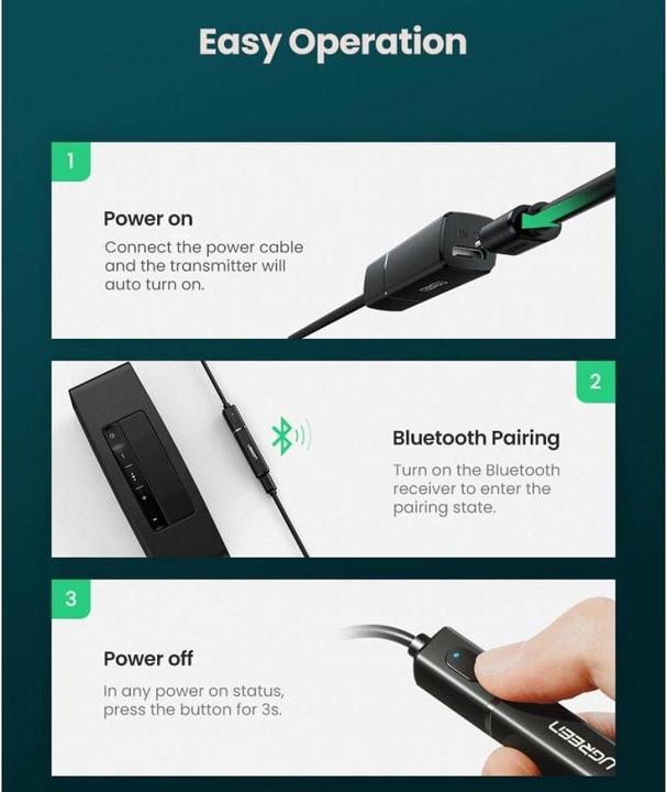 Produktbild Ugreen Audio Adapter Transmitter (Sender & Empfänger)