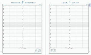 Produktbild Exacompta Terminkalender "La journ‚e planifiee 22", 2023 (Französisch)