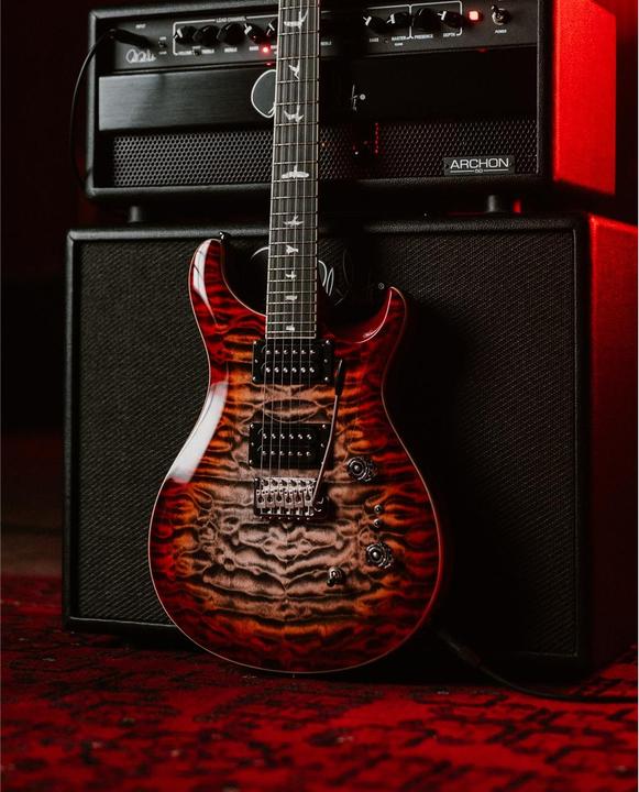 Actual product image PRS SE Custom 24-08 Quilt (Electric guitar, mahogany, Quilted maple, Maple)