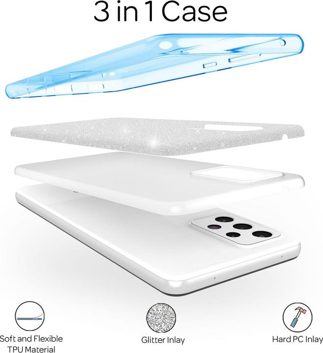 Produktbild Nalia Glitzer Hülle (Samsung Galaxy A33)