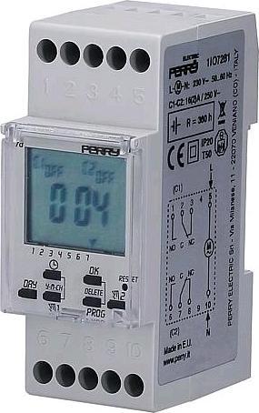 Actual product image Wallair 1IO7281 Digital timer weekly programme 3500 W IP20 power reserve