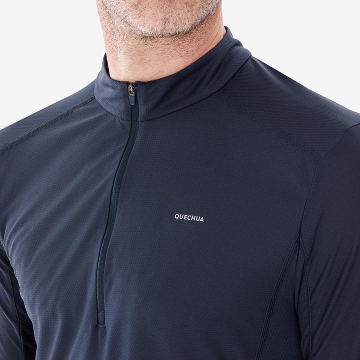 Image du produit Quechua T-shirt de randonnée homme manches longues randonnée en montagne - MH500 (3XL)