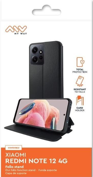 Image du produit My Way Étui avec fonction de support Série noire (Xiaomi Redmi Note 12)