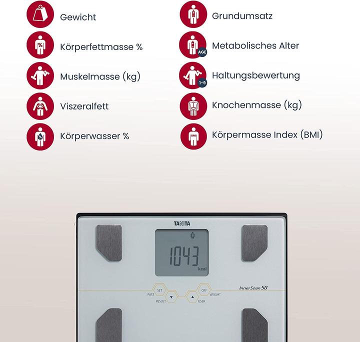 Produktbild Tanita BC-313 Körperanalyse-Waage (150 kg)